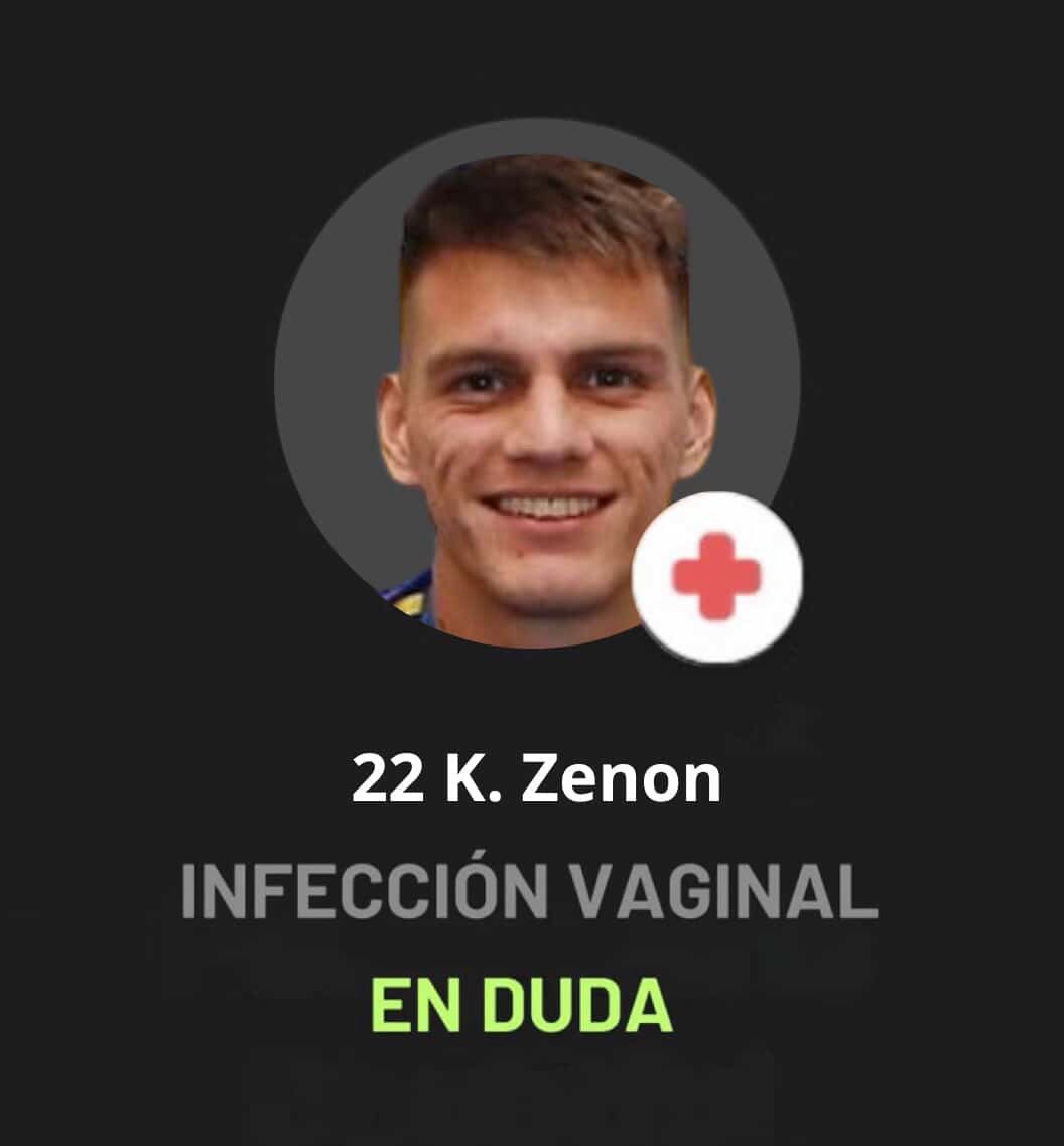 🚨🇦🇷 Kevin Zenón es duda en Boca para el partido ante el Bayern