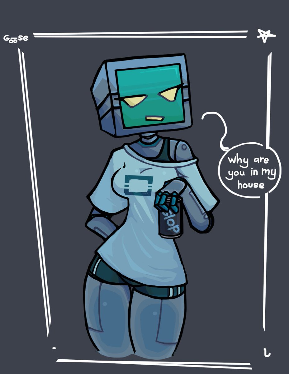 sillyoose's tweet image. free art for some bum