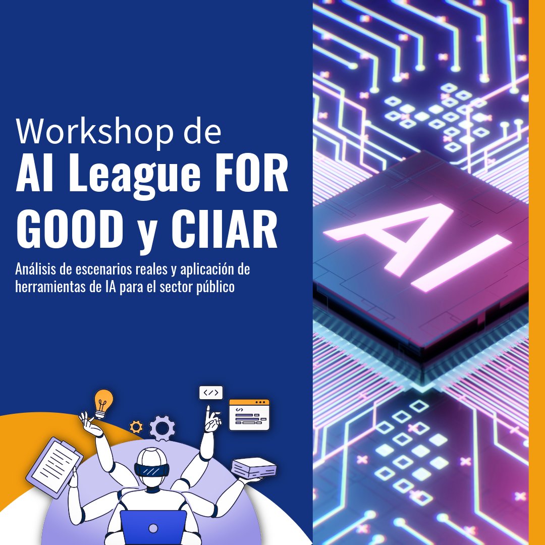 ✨ Participé en el Workshop “Desafíos Públicos y Soluciones con IA” 🧠🤖 de AI League / FOR GOOD y CIIAR.
Analizamos problemas reales y aplicamos IA para soluciones públicas con impacto, gobernanza y sostenibilidad. ¡Gracias por este gran espacio! 🙌 #IA #CIIAR