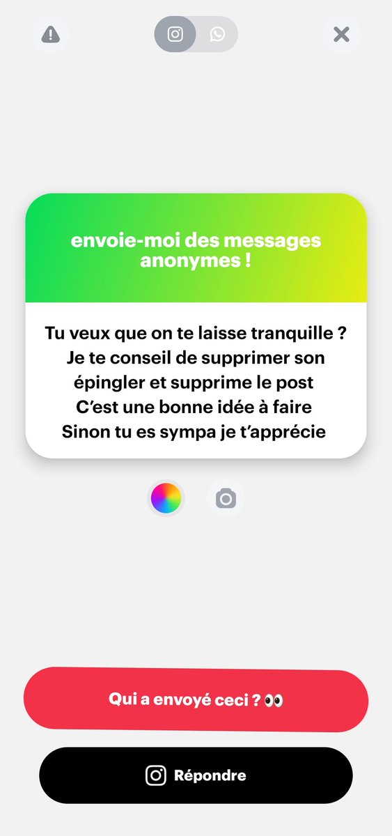 Je supprime rien et non je suis pas sympa