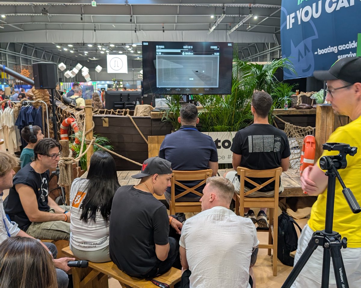 chainduel's tweet image. Today's tournament at @BTCPrague
Hosted by @AmityAge
Once again, Chain Duel provided the sandbox where adoption flourishes, connections spark, and the tech is actually used, as it’s meant to be⚡