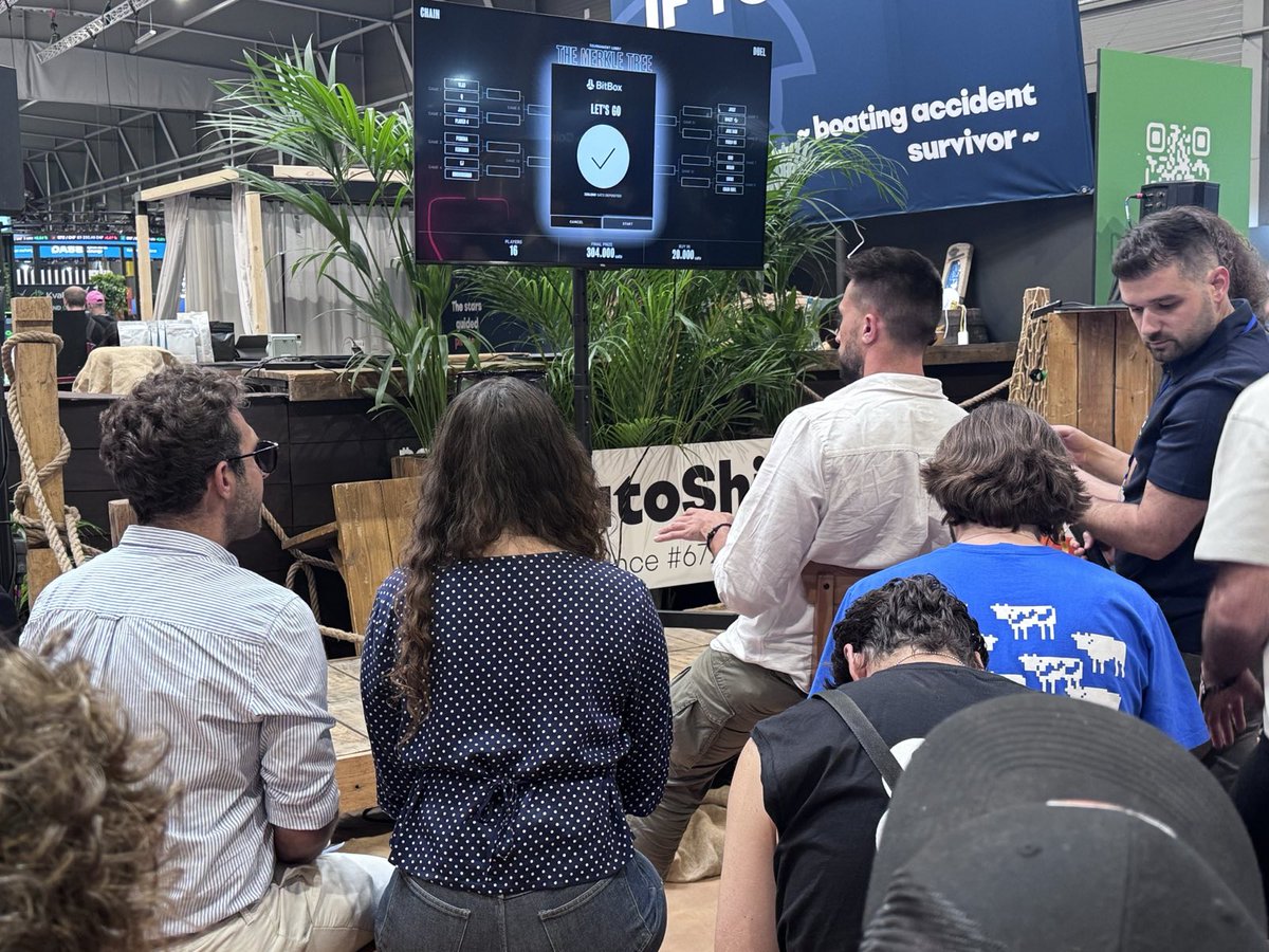 chainduel's tweet image. Today's tournament at @BTCPrague
Hosted by @AmityAge
Once again, Chain Duel provided the sandbox where adoption flourishes, connections spark, and the tech is actually used, as it’s meant to be⚡