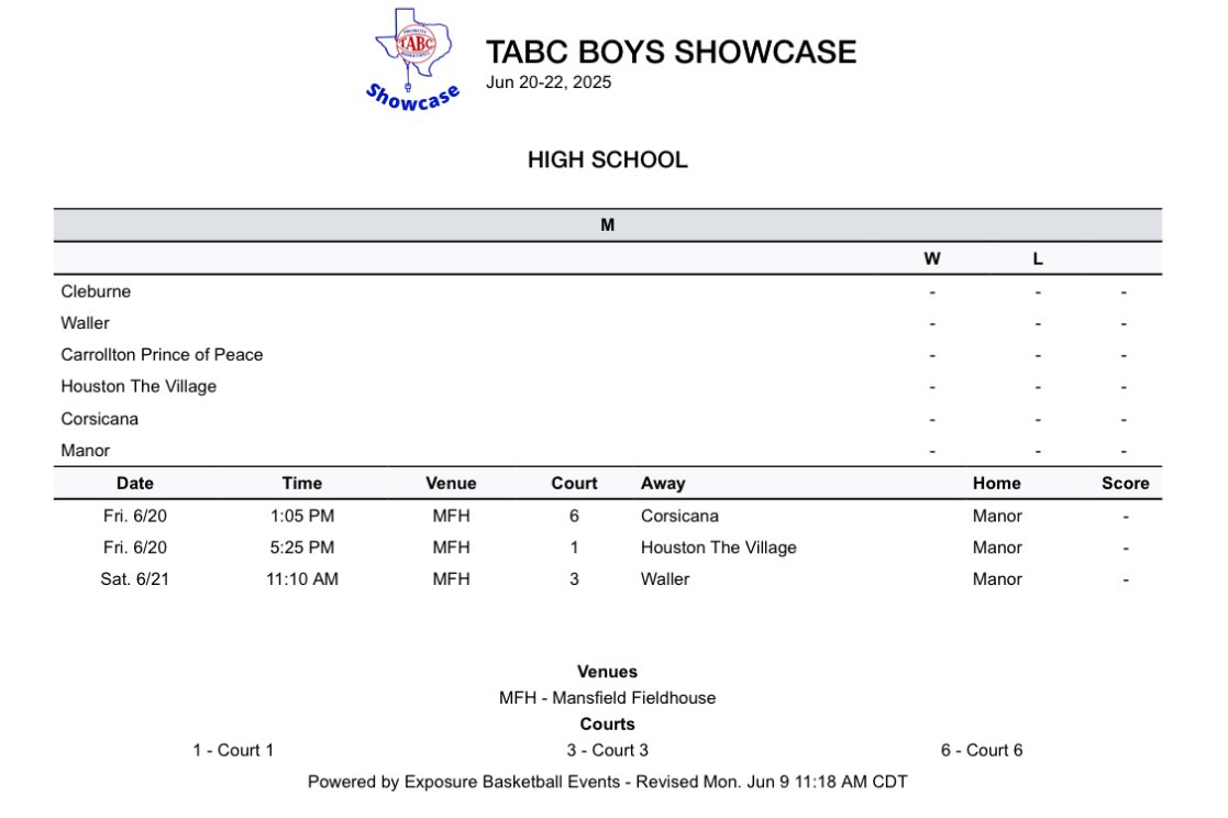 Manor HS Girls Basketball (@manorgirlshoops) on Twitter photo Good luck to our Boys’ Basketball team <a href="/ManorHoops/">Manor Mens Basketball</a> this weekend at TABC Showcase! 🐎🏀
<a href="/CoachPAbbott/">Pete Abbott, M.Ed ΦΒΣ</a> <a href="/Coach_j24/">coach J</a>
#WAMM Good luck to our Boys’ Basketball team <a href="/ManorHoops/">Manor Mens Basketball</a> this weekend at TABC Showcase! 🐎🏀
<a href="/CoachPAbbott/">Pete Abbott, M.Ed ΦΒΣ</a> <a href="/Coach_j24/">coach J</a>
#WAMM