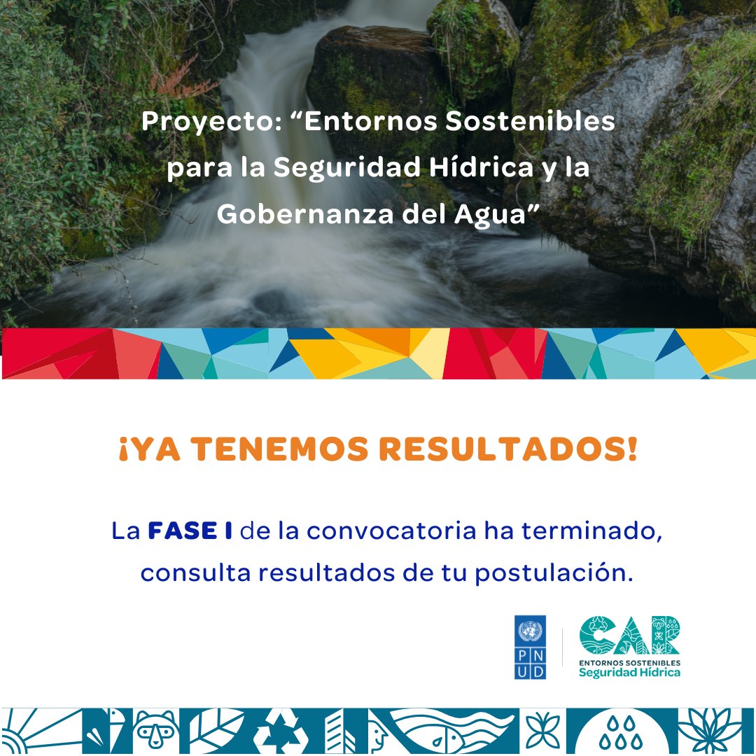 ¡Llegó el día! Tras un detallado proceso de revisión y evaluación, ya están disponibles los resultados de la primera fase del proyecto "Entornos Sostenibles para la seguridad hídrica y la Gobernanza del Agua"

🔗 Consulta el listado completo aquí 👉tinyurl.com/mry7tzmb