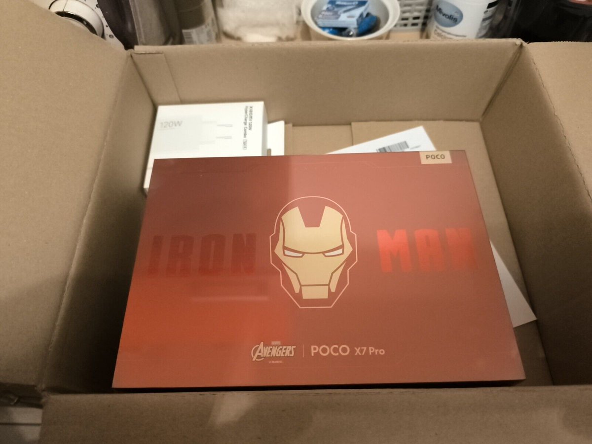 Unopened and Original Packaging Poco X7 Pro Iron Man by Marvel

Ends Sat 21st Jun @ 9:28am

ebay.co.uk/itm/3063466358…

#ad #comics #marvelcomic #imagecomics #DCComics