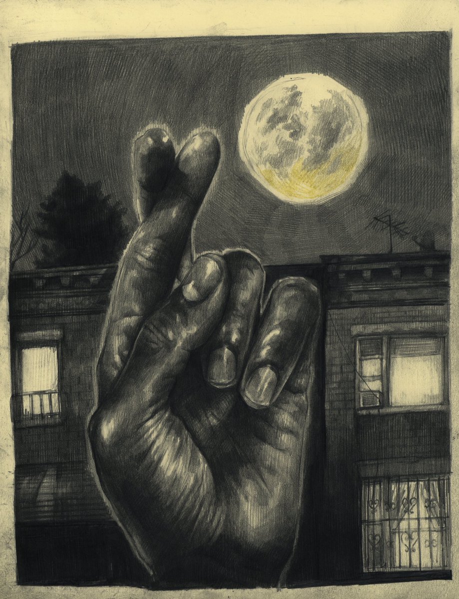 snakebone_'s tweet image. We Gon Make It
Graphite and Colored Pencil on Toned Paper
8.5” x 11”