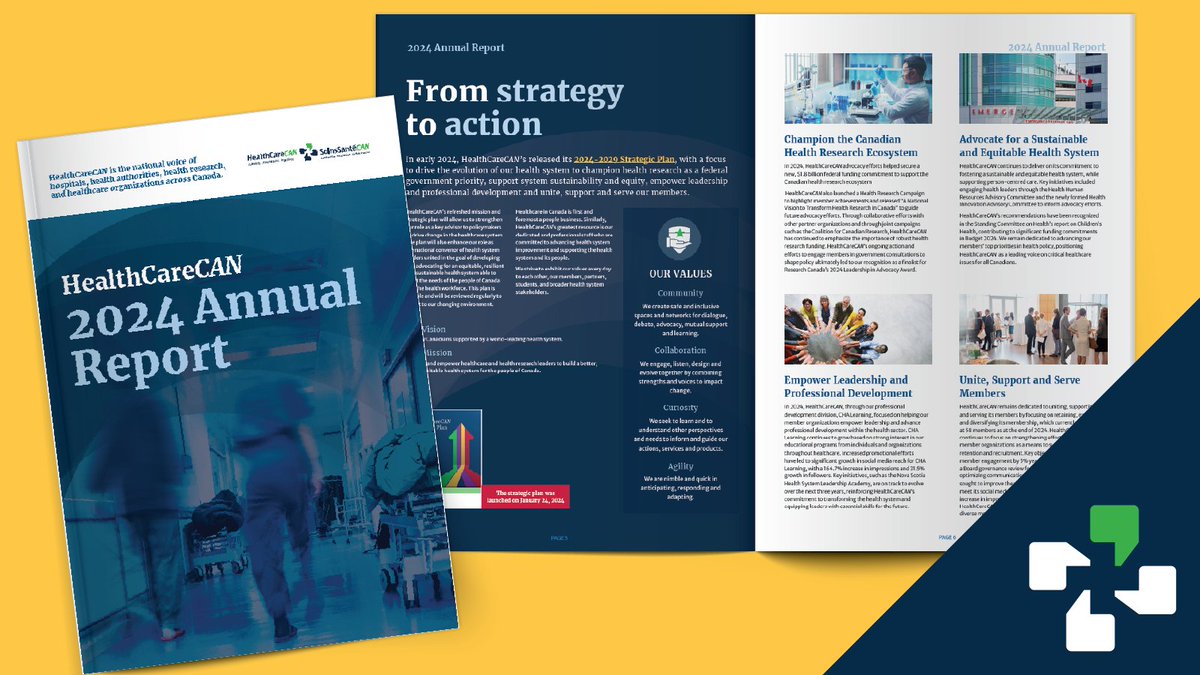 HealthCareCAN’s 2024 Annual Report showcases our continued commitment to building a strengthened #healthcare system, supported by world-class #cdnhealth #research institutes. 

Learn more: healthcarecan.ca/about-us/annua…