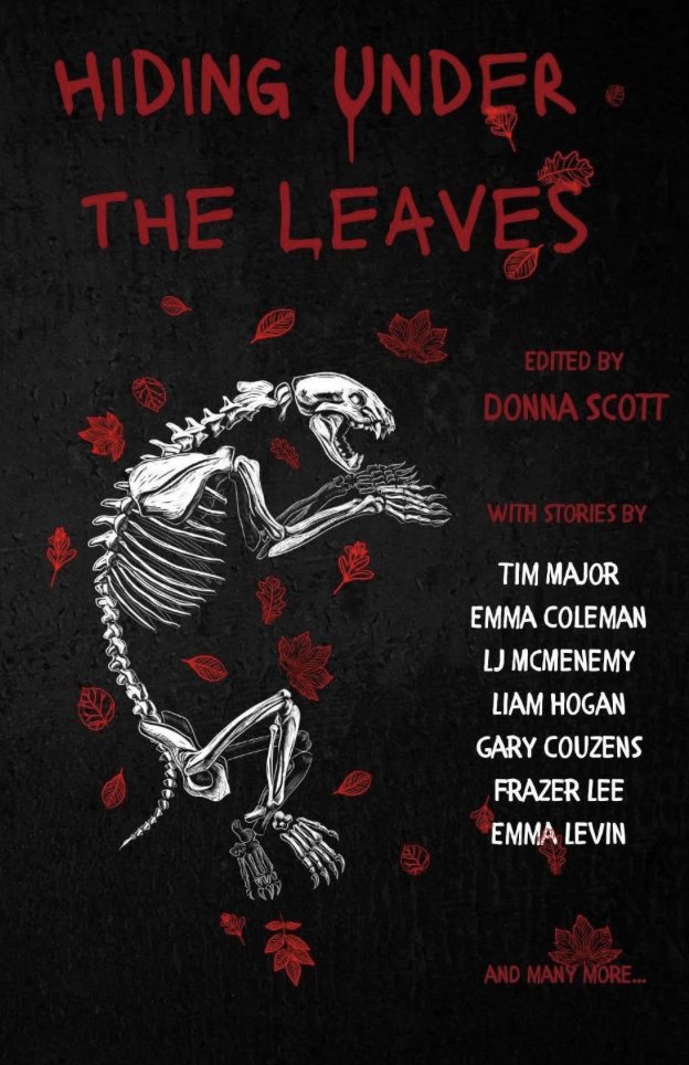 Yes, the rumours are true: I'm going to be in this forthcoming folk horror anthology, Hiding Under the Leaves. 

Friends, this is my FIRST FICTION SALE. I found out about a week ago &amp; haven't stopped grinning. And now I find myself listed on the cover, too?! Crikey. Hold me back!