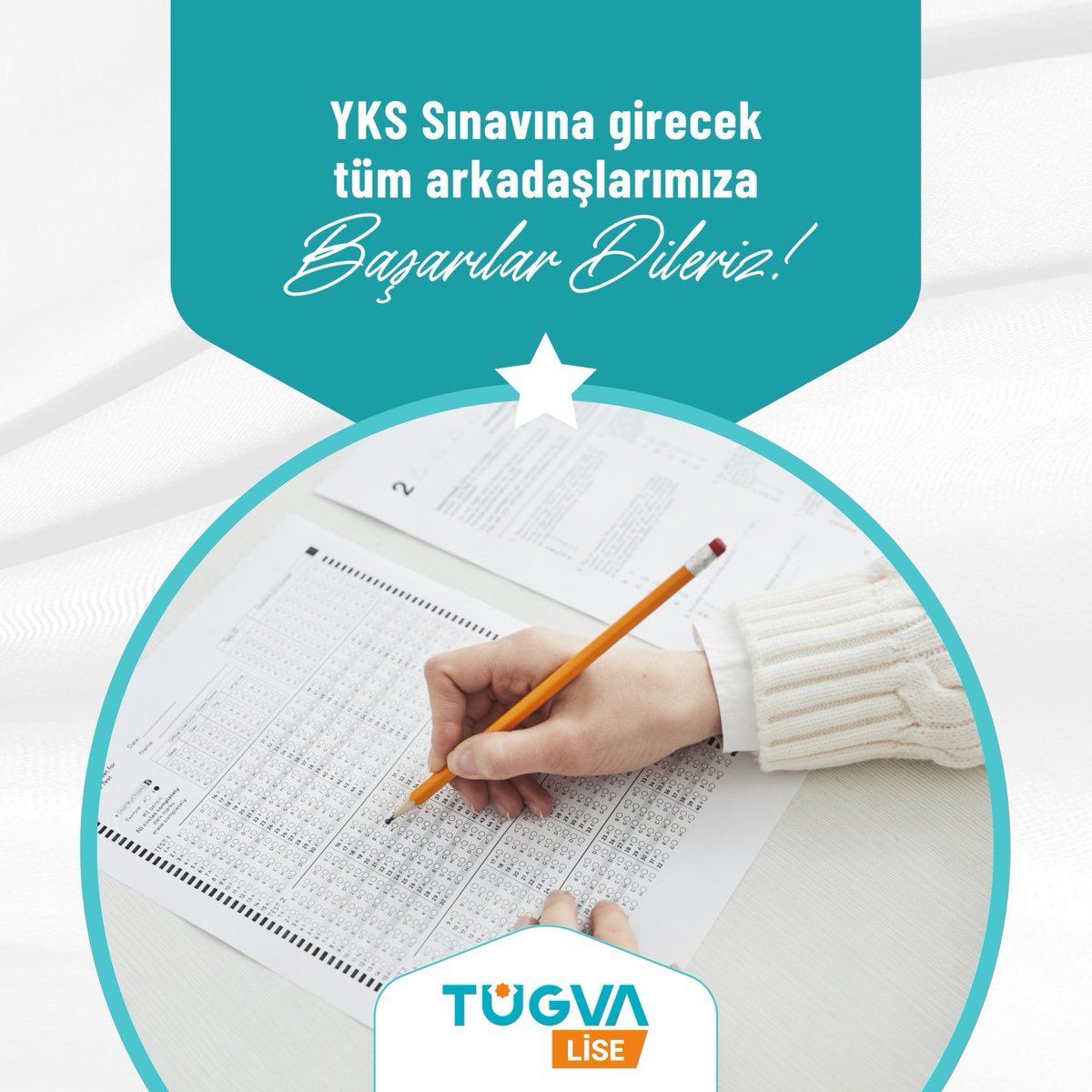 Hayaller kurdunuz, çok çalıştınız ve şimdi emeklerinizin karşılığını alma vakti! ✍️

YKS Sınavına girecek tüm arkadaşlarımıza gönülden başarılar dileriz.🤝

Allah kolaylık versin. Her şey gönlünüzce olsun arkadaşlar. 🤲