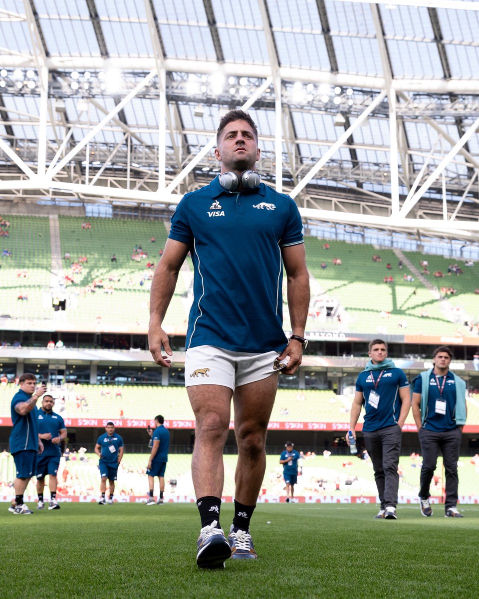 Los Pumas en cancha. 🏟️ 

⏰ ¡Falta menos de una hora!