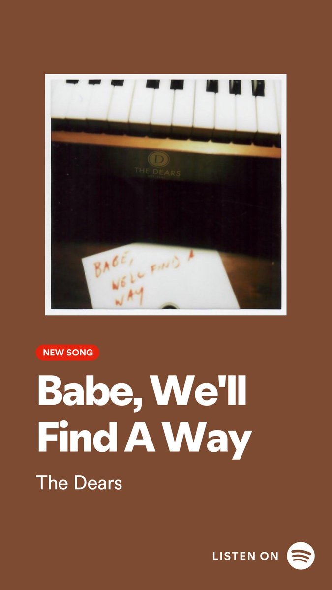 Fresh new track! Listen now on Spotify: buff.ly/rqFh0t8