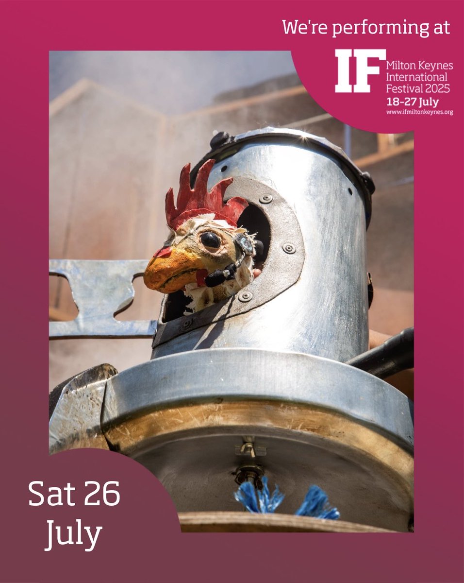 We are really excited to announce that The Puppet Van is joining the line up for Milton Keynes International Festival on the 26th July!

This is a free event giving you the chance to catch both of our Puppet Van shows: The Lost Colour and Space Chickens

#IFMKFest #halfastring