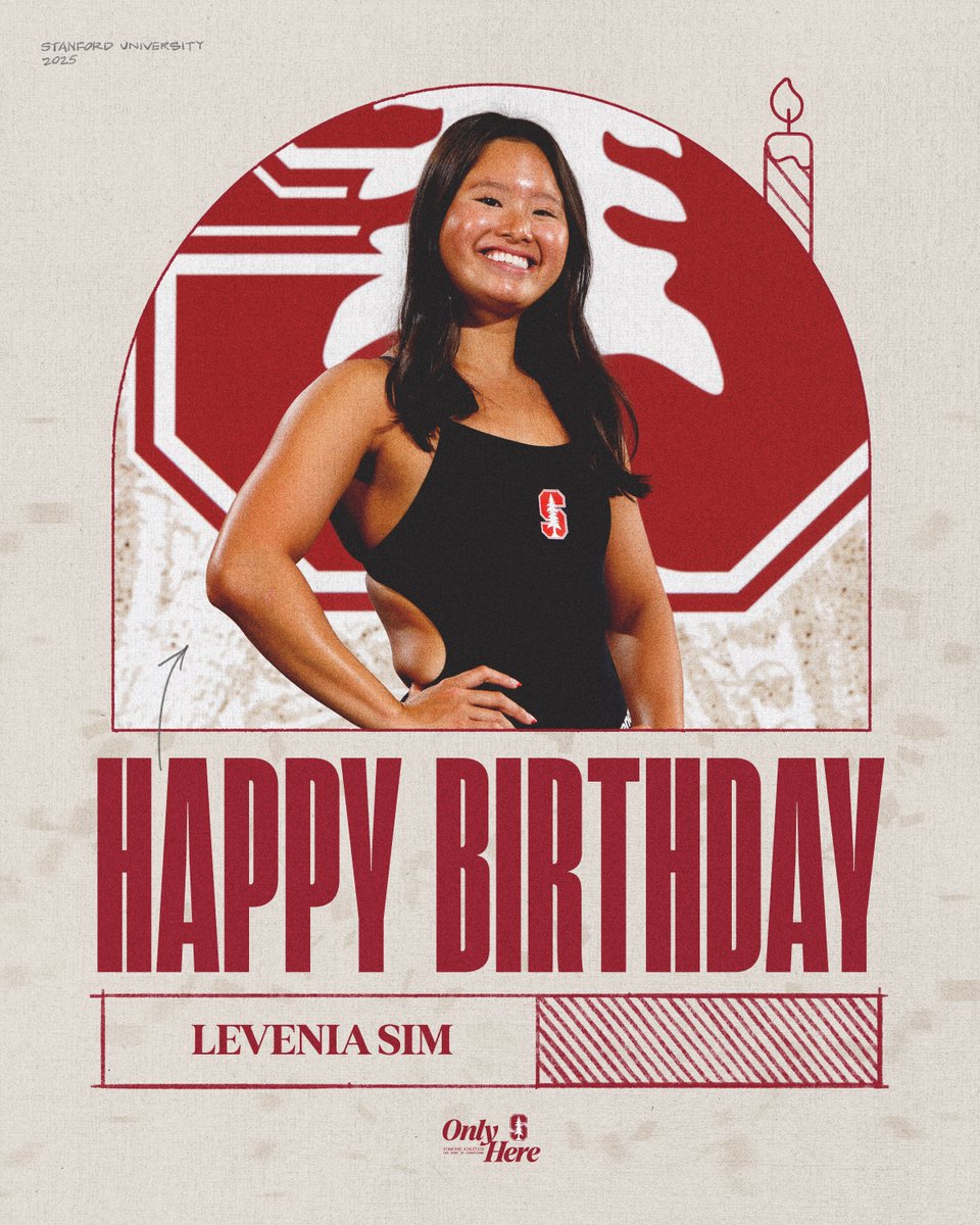 IT'S LEVENIA'S DAY! 🥳🎂

Wishing a big HBD to Levenia Sim today!

#GoStanford
