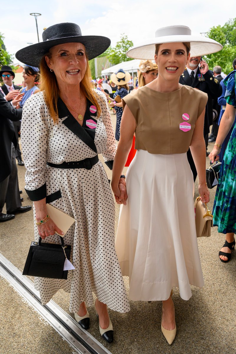 A few pictures from Day 4 of Royal Ascot 2025. Zara Tindall,A royal fan for King Charles,a kiss from the King for Princess Eugenie and Sarah Duchess of York and Princess Eugenie arrive hand in hand. #Ascot #Royal #KingCharles #RoyalAscot