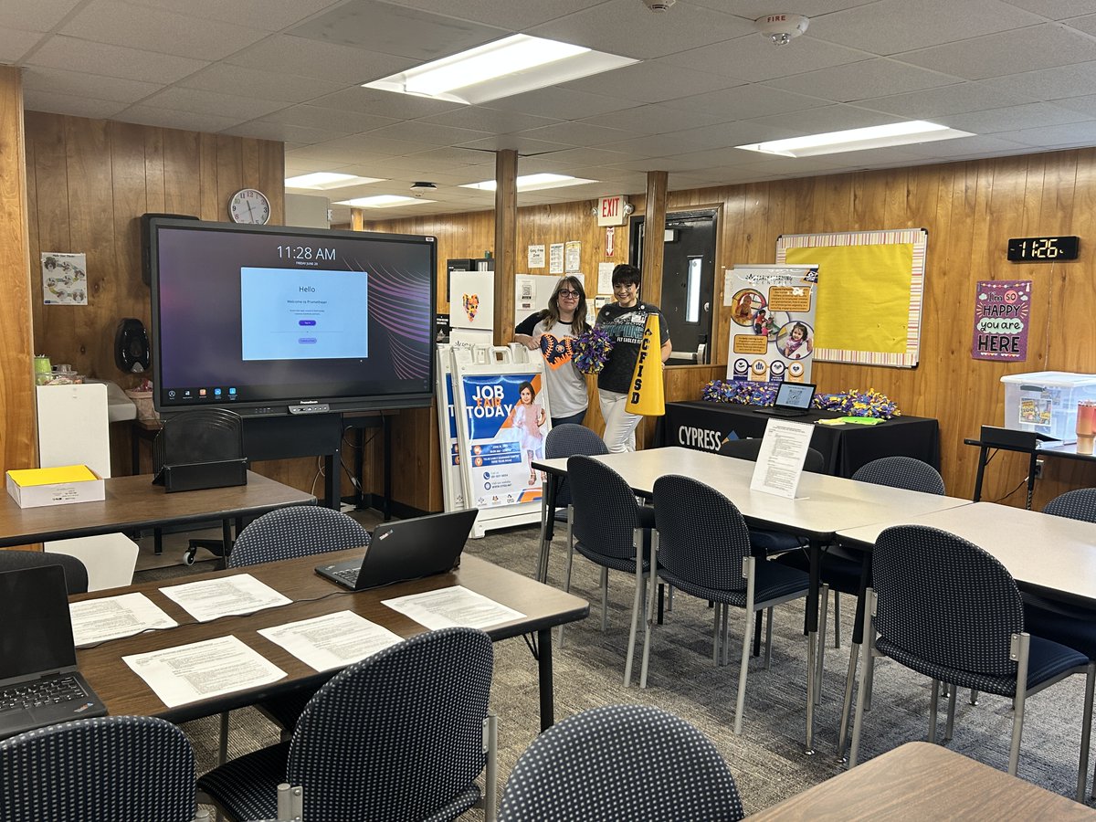 CFISDHeatherK's tweet image. Come join us for our ELC Job Fair! If you love working with kids, this is a fantastic opportunity to make a difference. 💙📷We’ll be hosting on-site interviews, so bring your resume and come ready to shine!
@CFISDCOMMPROG can't wait to meet you!! @CyFairISD #PathtoAmazing