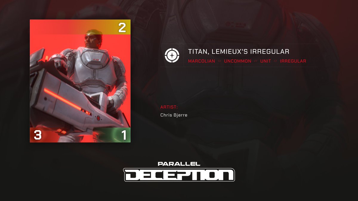 𝗗𝗲𝗰𝗲𝗽𝘁𝗶𝗼𝗻 𝗘𝘅𝗽𝗮𝗻𝘀𝗶𝗼𝗻 𝗖𝗮𝗿𝗱 𝗥𝗲𝘃𝗲𝗮𝗹

//Marcolian

Titan, Lemieux's Irregular