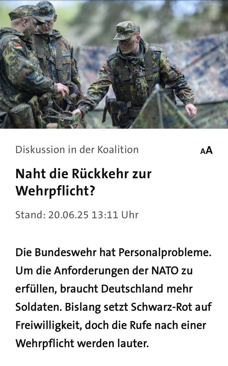 christian_leye's tweet image. Ich wüsste gerne, wie viel Politiker, Rheinmetall-Bosse und BlackRock-Manager ihre eigenen Kindern zur Armee schicken, damit sie im Zweifel für "unsere Werte" sterben können.
Ich wette: was die für den Rest derzeit planen, wollen die für ihre eigenen Kinder lieber nicht.