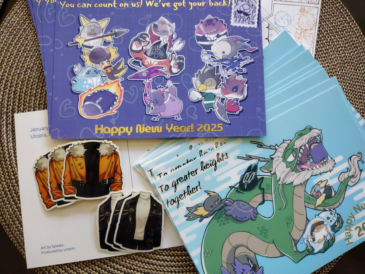 will be handing out these extras from past projects at #OffKaiExpoGen4 this weekend!

postcard 🎨 by Speakz! <a href="/Speakington/">Speakz🌂🎩🏹📗🚲♩є(･◇･｡)э</a>
outfit sticker 🎨 by Amehige! <a href="/amehigejz/">飴ひげ🍬Amehige</a>