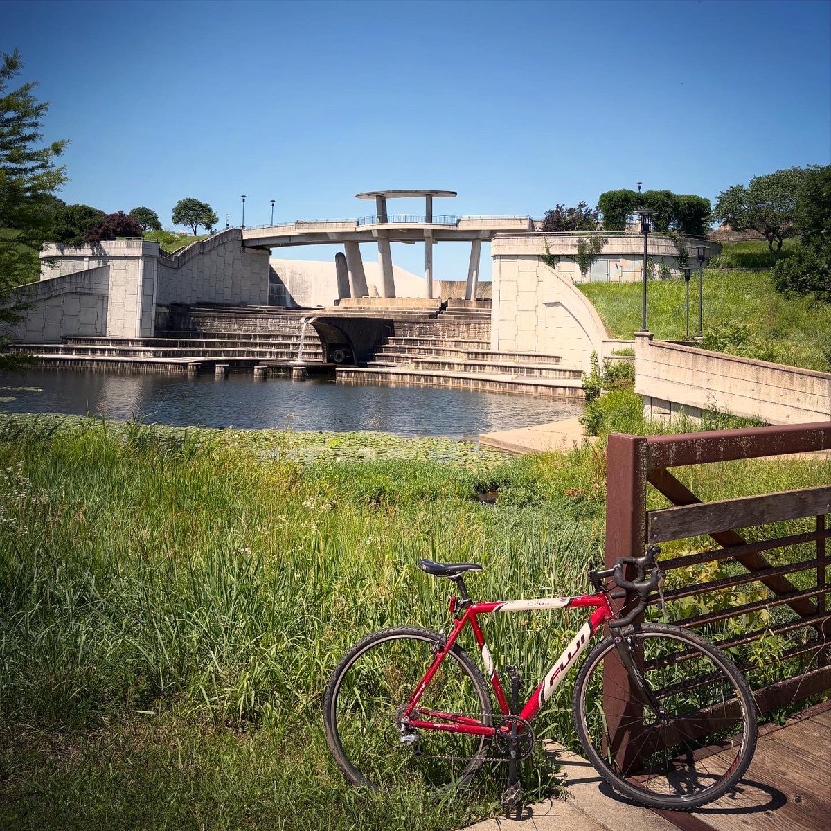 gwoodEDU's tweet photo. SM Park to Kansas River and Blackhoof Park 
#redfuji @FujiBikes #fujibikes https://t.co/IG55pCR1Ws