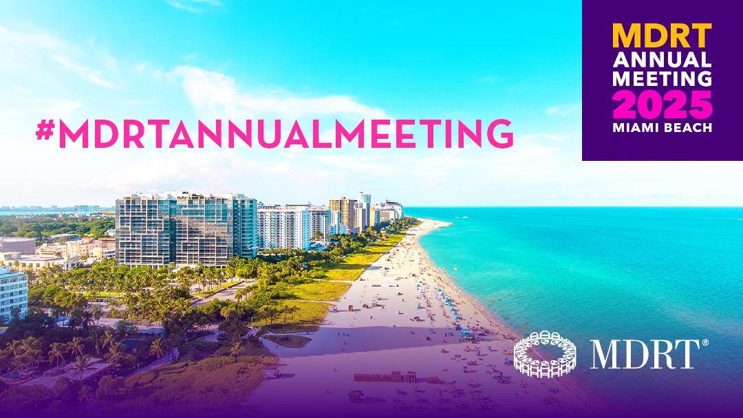 MDRtweet's tweet photo. #MDRTAnnualMeeting is what you should use on all your social posts to share your favorite moments, your insights and the connections you make in Miami Beach. We cannot wait to see how MDRT members elevate their businesses together during our pinnacle event of the year‼️ https://t.co/rCcdN0RCVn