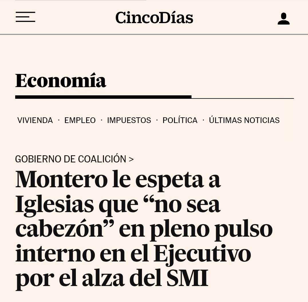 Ahora que el HDP de Feijóo critica la subida del SMI y el PSOE anda sacando pecho de ella quiero recordar como Podemos peleó y luchó para conseguirla.