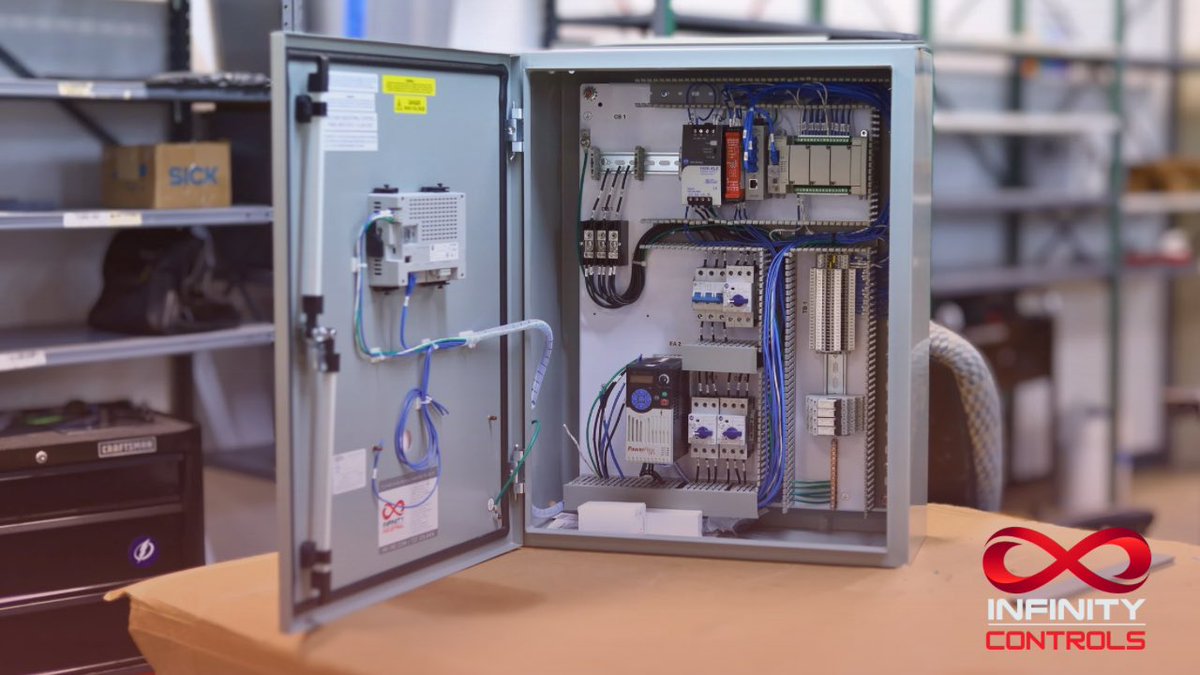 InfinityPanels's tweet image. ✅ Out with the old mechanical speed controls
✅ In with Allen-Bradley PowerFlex 525 VFDs, a new PLC, and

➡️Start Your PROJECT Inf-ind.com

#IndustrialAutomation #ControlPanel #VFD #PLC #HMI #SafetyFirst #AutomationUpgrade #MadeInUSA