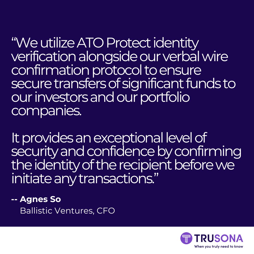 Our customers count on ATO Protect to strengthen security and support their teams. Here’s what they’re saying. 

Click the link in our bio to book a demo today.

#tryTrusona #scatteredspider #fraudprevention #IThelpdesk #ATOProtect