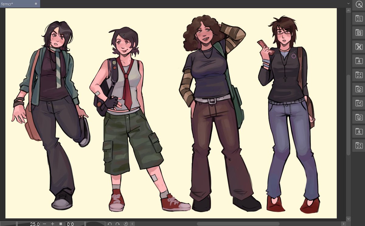 im back into drawing femcr..