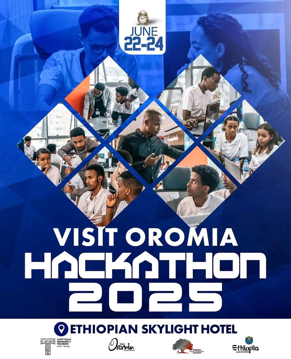 Visit Oromia (@visitoromia) on Twitter photo ๐๐๐๐๐ ๐๐๐๐๐๐ ๐๐๐๐๐๐๐๐๐ ๐๐๐๐
โTech Meets Tourismโ
๐ Finfinne
๐
June 23โ24, 2025
๐ 100,000 ETB Grand Prize
๐ก Build Ideas. Solve Problems. Shape the Future.
Tourism โข Innovation โข Sustainability
Organized by: Oromia Tourism Commission | Visit Oromia ๐๐๐๐๐ ๐๐๐๐๐๐ ๐๐๐๐๐๐๐๐๐ ๐๐๐๐
โTech Meets Tourismโ
๐ Finfinne
๐
June 23โ24, 2025
๐ 100,000 ETB Grand Prize
๐ก Build Ideas. Solve Problems. Shape the Future.
Tourism โข Innovation โข Sustainability
Organized by: Oromia Tourism Commission | Visit Oromia