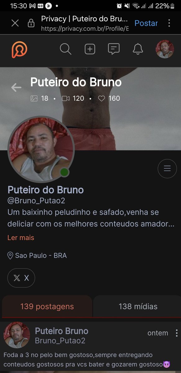 3 meses de privacy e uma variedade de conteudos,O Puteiro do Bruno privacy.com.br/@Bruno_Putao2