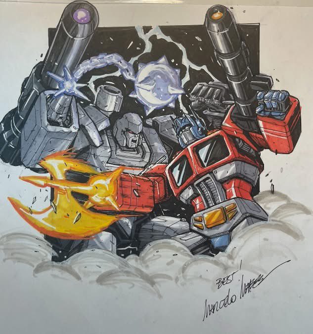 I’m now taking pre-show sketch commissions for TFNation 2025!
Email me with the subject: TF Nation 2025 Sketch to book.
If you emailed before, please forward your original message so I can reply and add you to the list. See you there!
#TFNation2025 #MarceloMatere #TransformersUK
