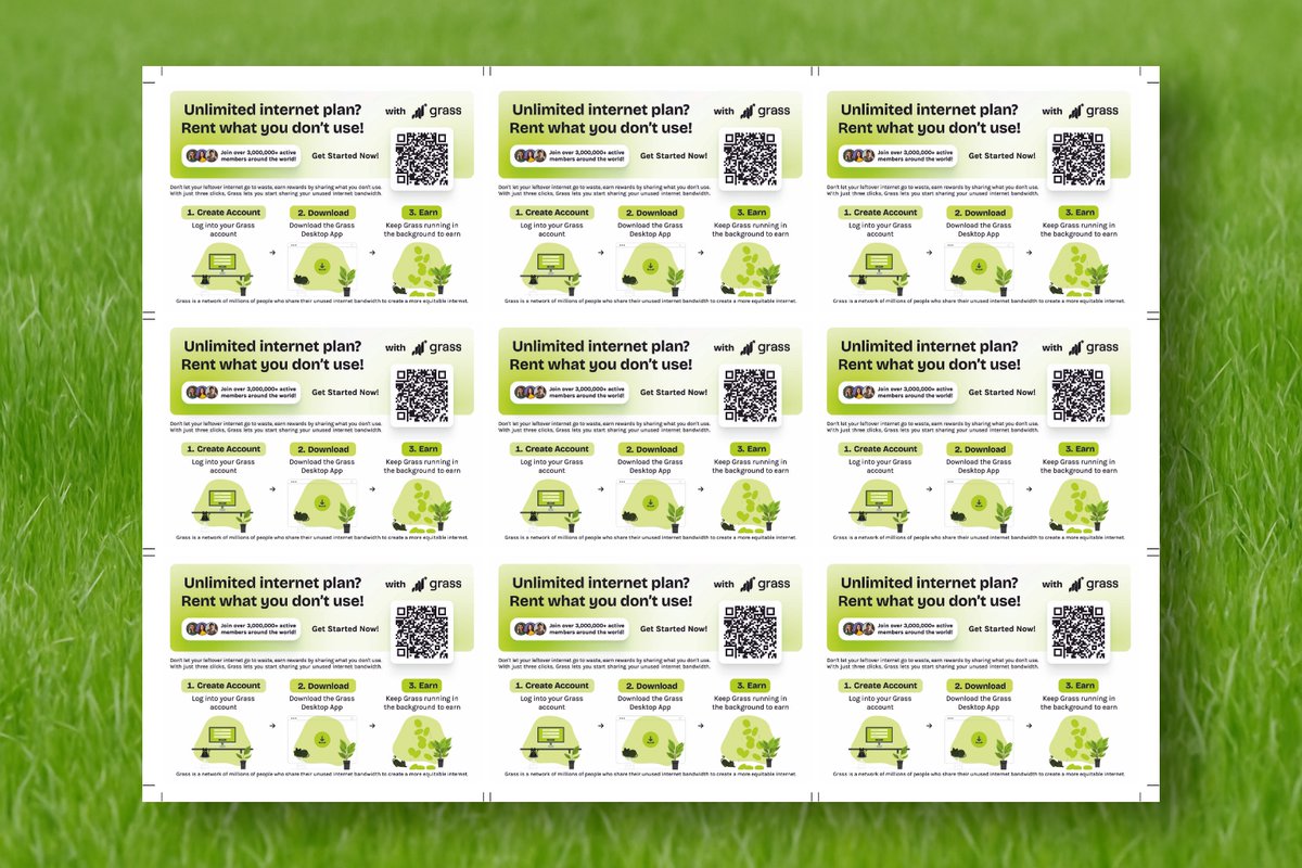 Something's growing in Budapest... Grass flyers are printing for Solana Hungary!

They're in production and almost ready to be scattered like seeds of the AI future.

Let's grow together - and keep touching Grass!

#Grass #SolanaHungary #GrassArmy