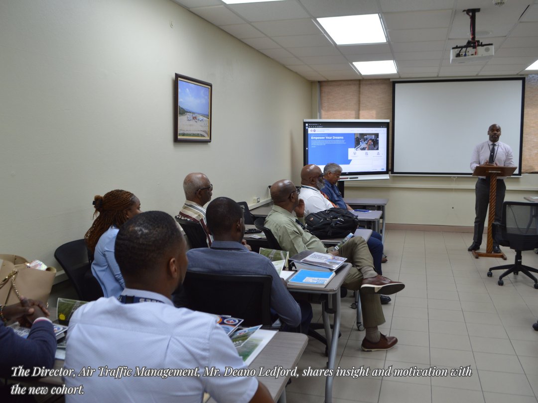 JCAA_NEWS's tweet photo. 🎓Training has officially begun for Cohort 6 of the Aerodrome Control Course! This 14-week programme, launched by the Civil Aviation Authority Training Institute (CAATI), strengthens the JCAA’s commitment to a safe, skilled air traffic services team. ✈️ #JCAA #CAATI #ADC6 https://t.co/iqFmpZXXQ7