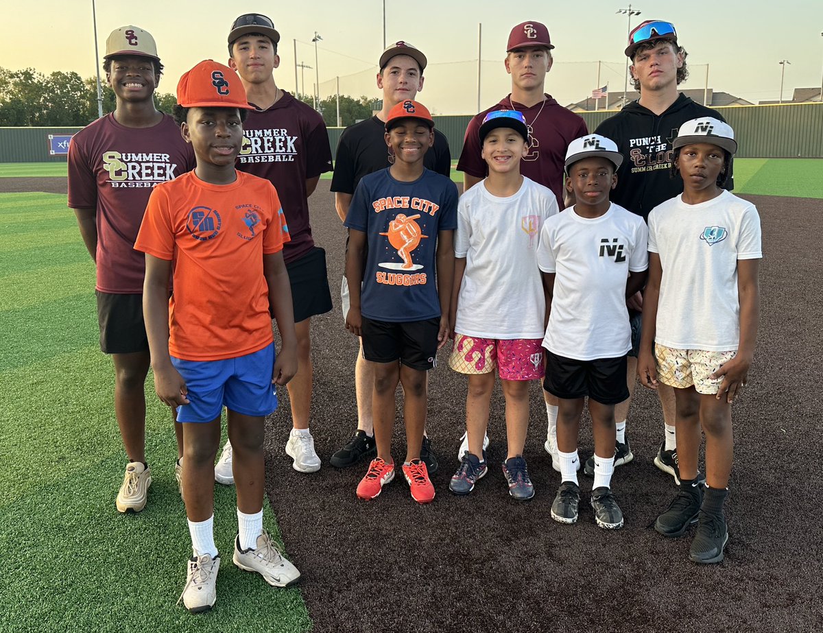 Summer Creek Baseball (@schs_baseball1) on Twitter photo THANK YOU campers and parents! We miss these guys already! Have a great summer yall! Thank you for choosing Summer Creek Baseball Camp!! #BLEED THANK YOU campers and parents! We miss these guys already! Have a great summer yall! Thank you for choosing Summer Creek Baseball Camp!! #BLEED