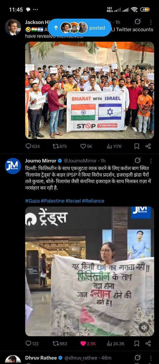 Two people in India <a href="/jacksonhinklle/">Jackson Hinkle 🇺🇸</a>