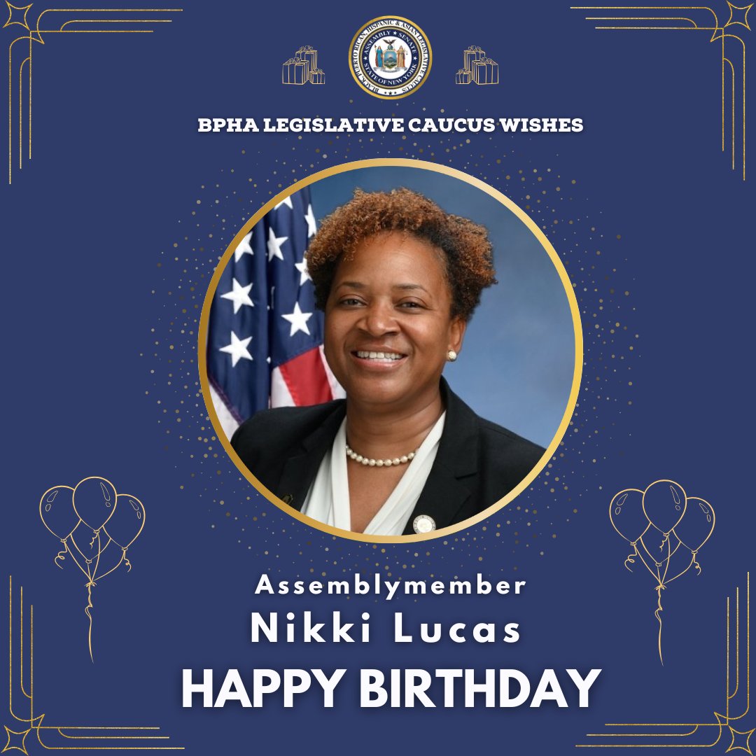 Happy Birthday <a href="/NikkiLucasNYC/">Assemblywoman Nikki Lucas</a>!