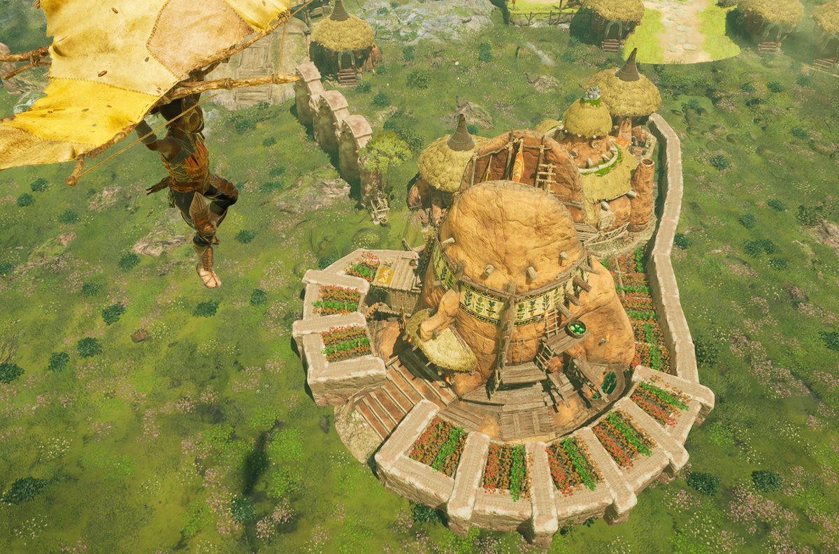 We're exploring a more relaxed building system for Update 12. A cosmetic structure like this will be much easier to create.