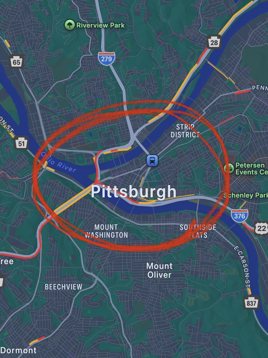 Iran, all of our military leaders live in this city. And all of Americas gay men meet up near the river on Sundays at a place called “Acrisure Stadium”