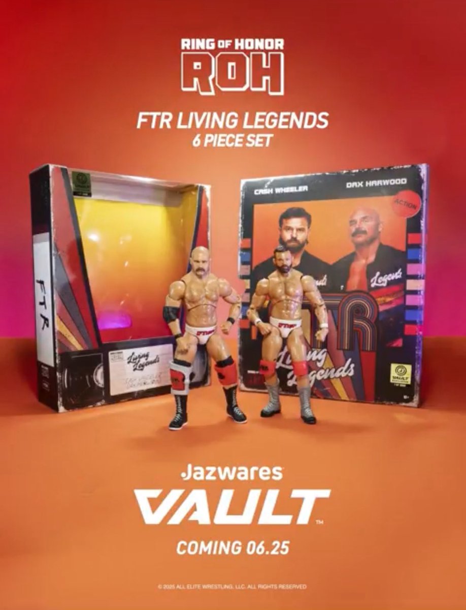 Checkout what Dax has to say about FTR’s upcoming figures!

We love to see wrestlers embracing their product!

Make sure you’re going to Shop.Jazwares.com on the 26th to get their new 2-pack.

#ScratchThatFigureItch