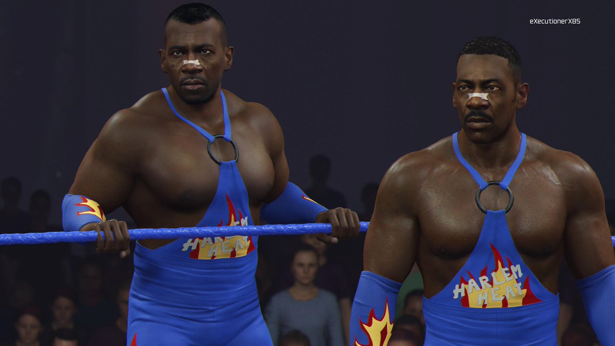 WCWRewind25's tweet image. Harlem Heat is available NOW in #WWE2K25 for PS5 and Xbox X|S ‼️
Brought to you by @WCWRewind25
CAW: @eXecutionerX91 @kuzmac82
Moveset/AI: @BigRighteous @The_SkyFactor
Graphic: @Undisputed63
Attires : @kuzmac82
Enjoy!
