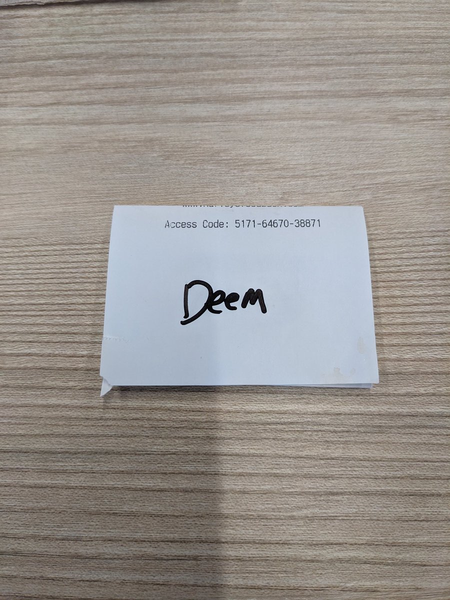It's been two days, and I'm still chuckling to myself that someone thought my name is "Deem"