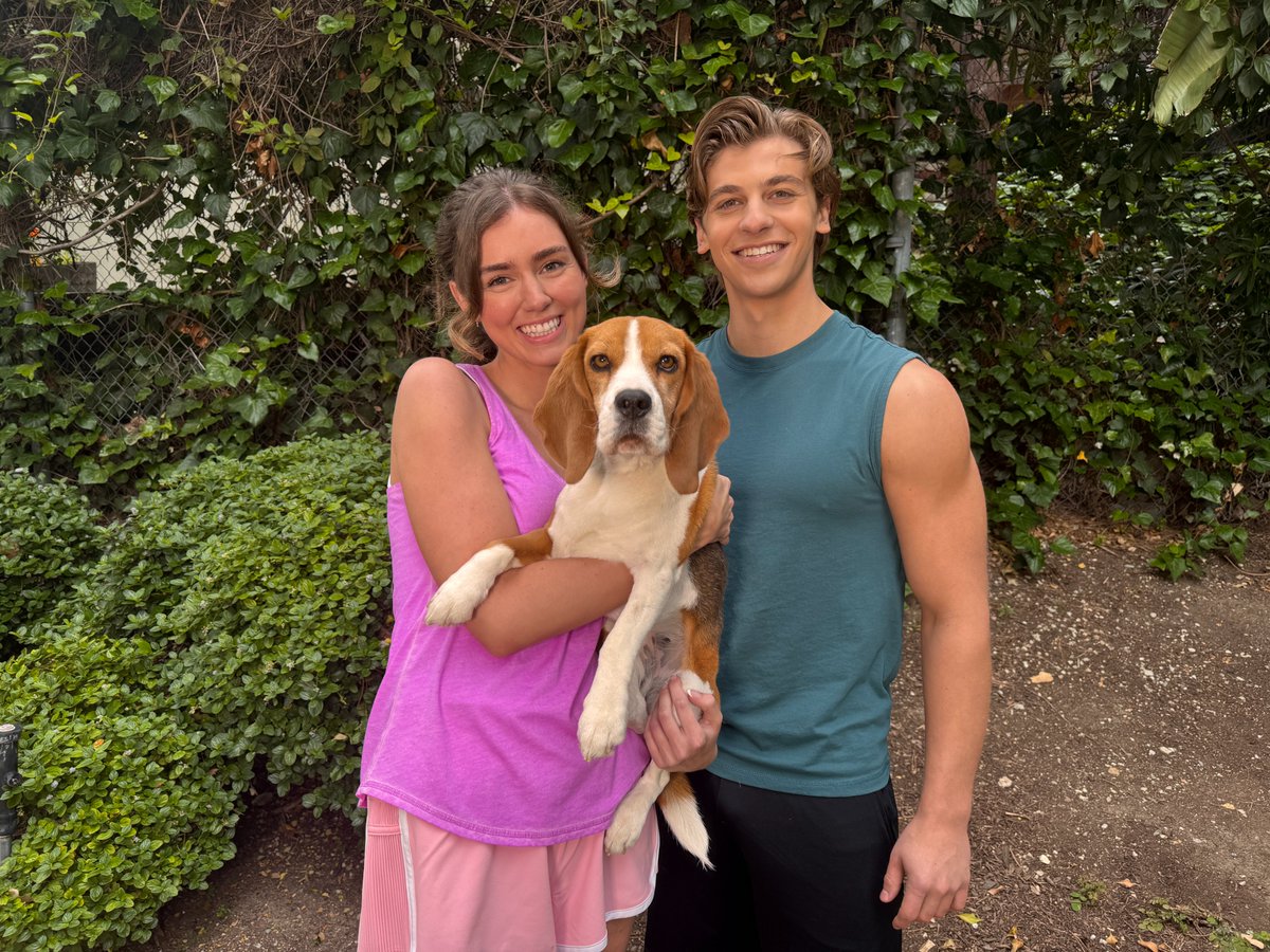 It's never a bad day at work when there's a dog to act with. 🐶 <a href="/giovanniviolin/">Giovanni Mazza</a> #BehindtheScenes #GH #GeneralHospital