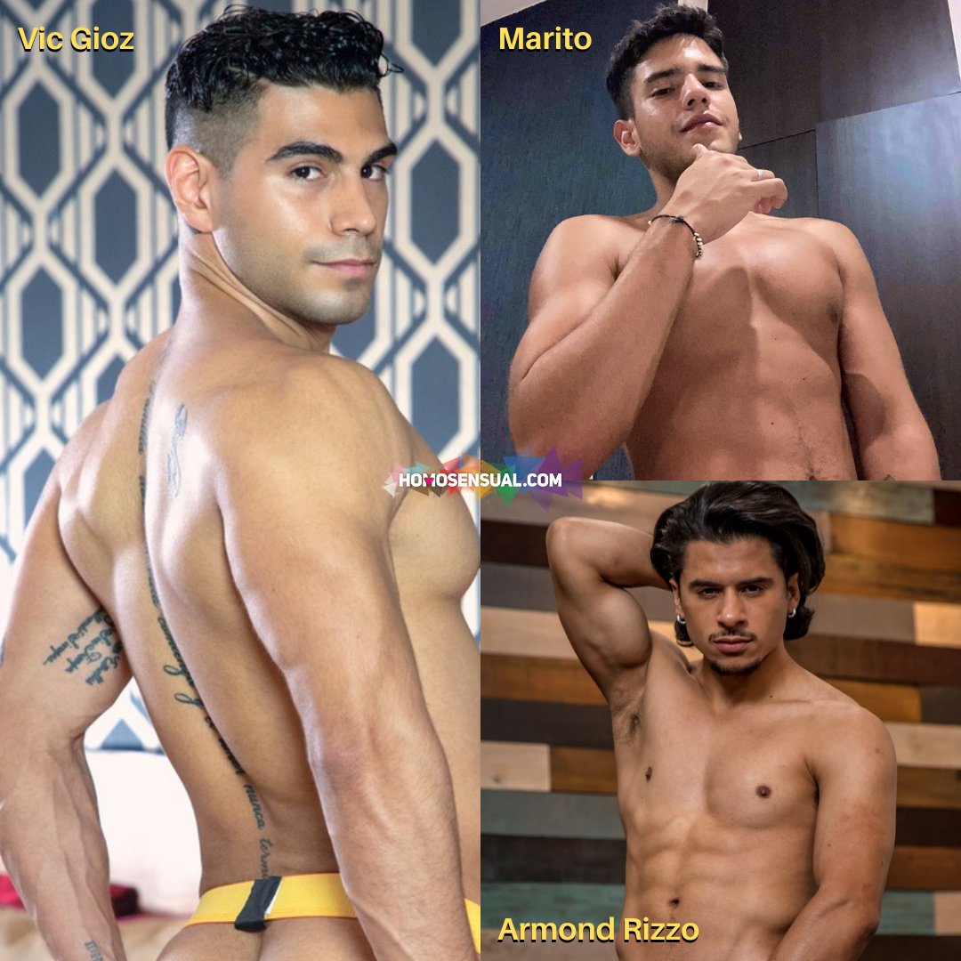 SoyHomosensual's tweet image. Latin Leche y algunos actores que grabaron sus videos más memorables.