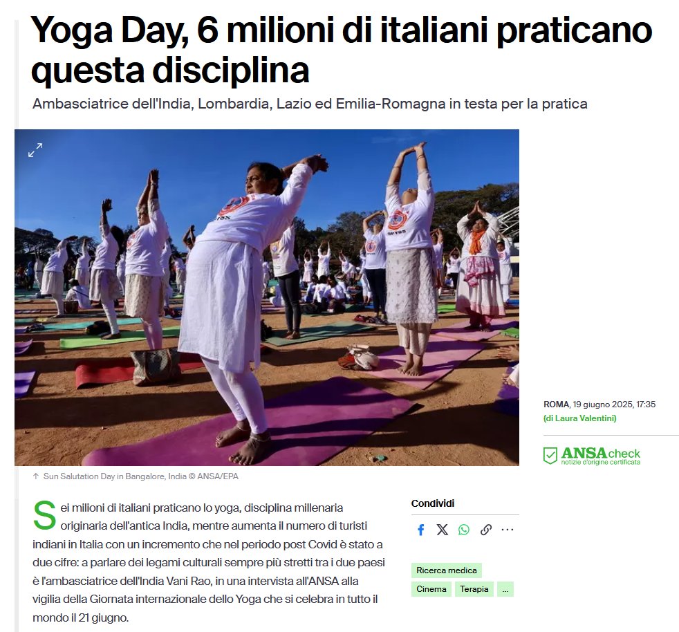 Anche gli italiani che praticano yoga sono sempre.... 6 milioni  

<a href="/Ingestibile79/">Dante Preve</a>