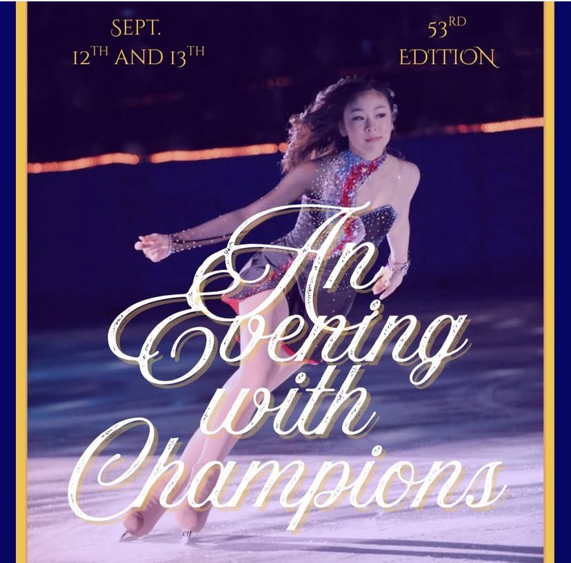 The other figure skating event announced today: An Evening with Champions, a Jimmy Fund benefit, returns for its 53rd edition on September 12th and 13th at Harvard's Bright-Landry Hockey Center.