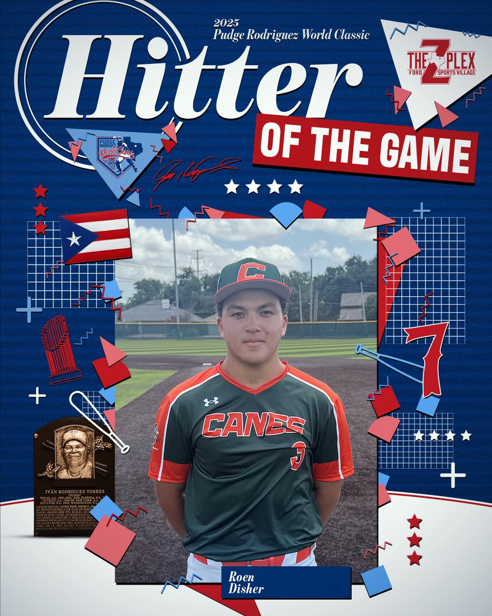 ✭Five Tool Texas✭ (@fivetooltexas) on Twitter photo #PudgeWC F: <a href="/canes_recruits/">Canes SW Recruiting</a> Scout 16U DeSantiago 9, Dallas Tigers Ortegon 0
PoG: <a href="/CollinMcclune/">Collin McClune</a> 5 IP, 5K, 0R
Hitter: <a href="/Roen_Disher/">Roen Disher</a> 1-1, 3B, 3 RBI #PudgeWC F: <a href="/canes_recruits/">Canes SW Recruiting</a> Scout 16U DeSantiago 9, Dallas Tigers Ortegon 0
PoG: <a href="/CollinMcclune/">Collin McClune</a> 5 IP, 5K, 0R
Hitter: <a href="/Roen_Disher/">Roen Disher</a> 1-1, 3B, 3 RBI