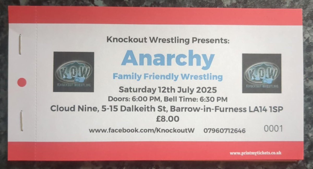 Tickets for Anarchy live from <a href="/CThelounge/">Cloud9&TheLounge</a> on Saturday July 12th are now available for purchase for just £8 each! You can get yours via PayPal (bit.ly/KOWTix) or from our good friends at <a href="/SalthousePO/">Happy Little Gift Company at Salthouse P.O</a>! Get yours to join us for the hottest event of the summer!