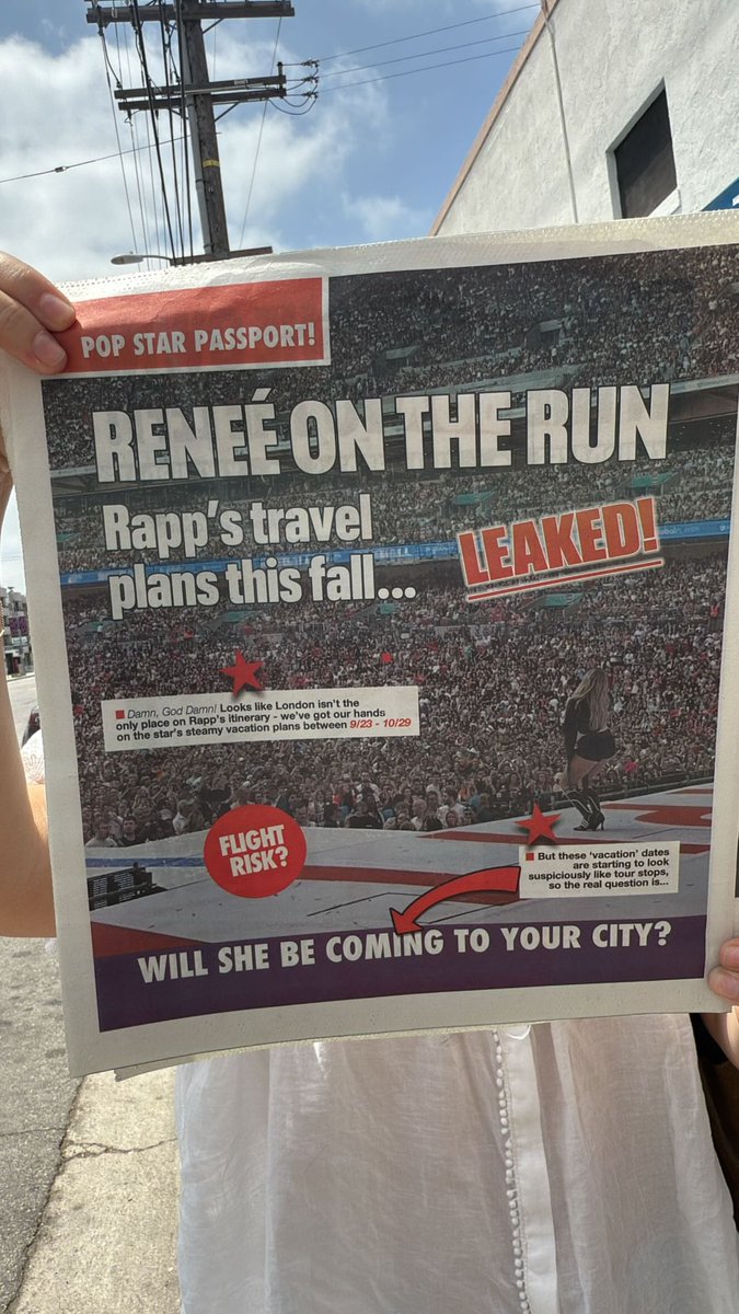 📸 | Inside look at the <a href="/reneerapp/">RMJ</a> tabloids on newsstands around the country

— via Adam Mersel on Instagram