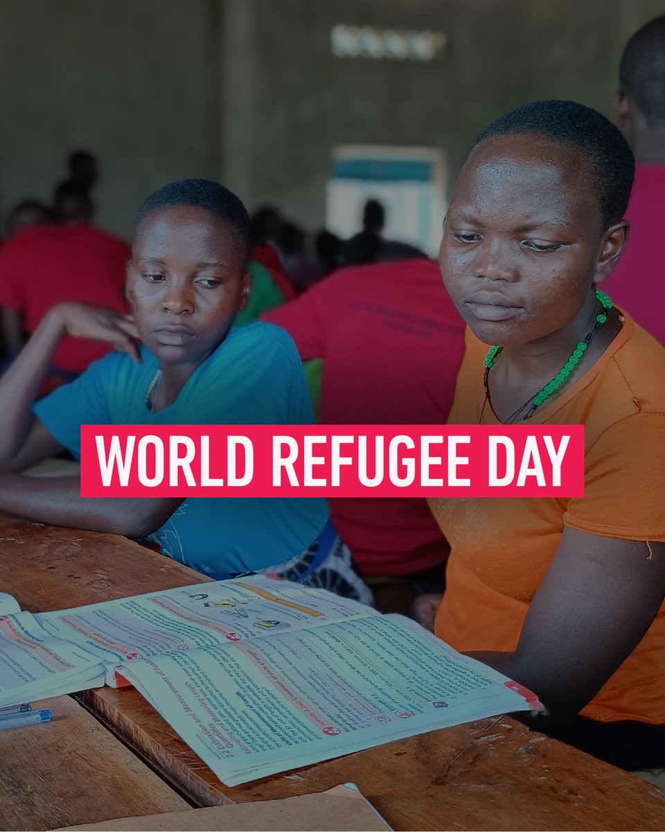 On #WorldRefugeeDay we recognize 123M+ ppl forced to flee their homes due to conflict, food insecurity, &amp; climate crises. 40% are children- most w/out access to education.
War Child works to help refugees get back to school, renewing hope for the future.
warchildusa.org