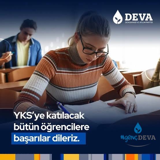 Bu hafta sonu milyonlarca gencimiz geleceği için ter dökecek. 

YKS’ye girecek tüm adaylara başarılar diliyorum. 

Unutmayın, bir sınav asla hayallerinizin sınırı değildir. Yolunuz açık olsun!
